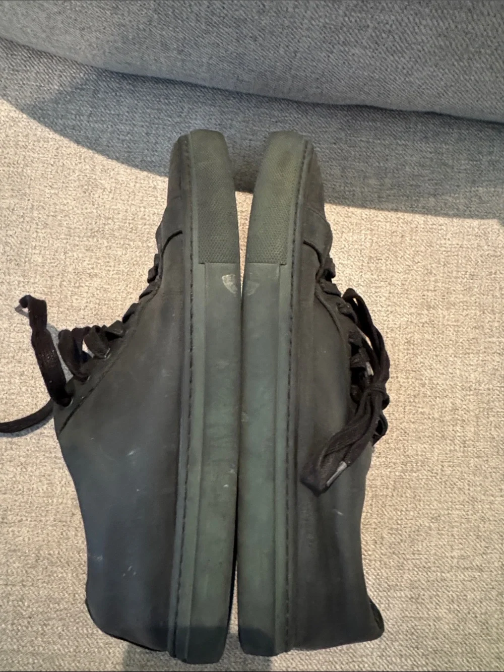 Thursday Boot Company Black Leather Men's Lace-Up Sneakers